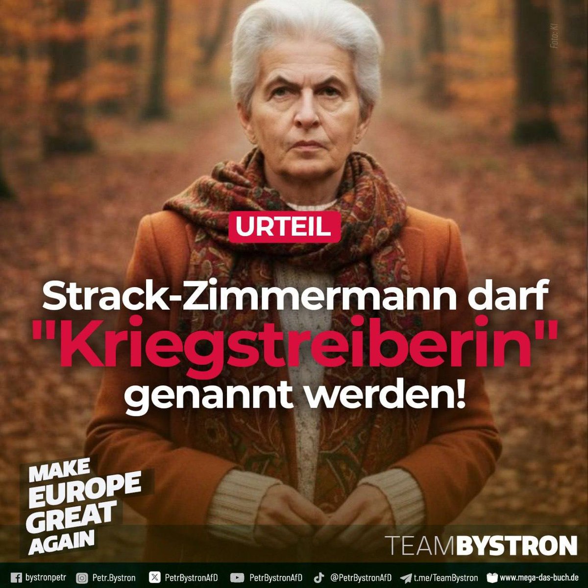 Wenn das Amtsgericht Düsseldorf das gesagt hat, sollten wir uns auch alle daran halten. 💁🏻‍♂️ #Kriegstreiberin