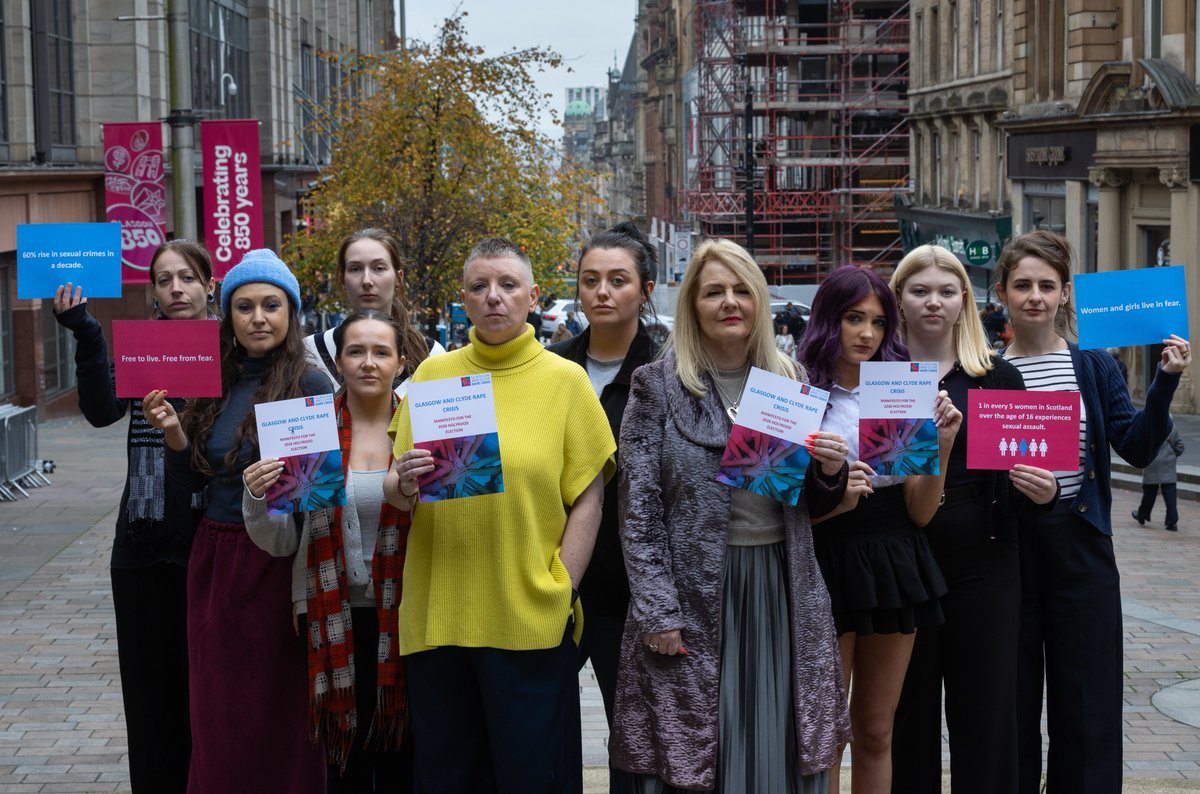 We have been by the side of women and girls for almost 50 years.  Today, we stand up for the women and girls who will need us for the next 50 years, too.  Enough is enough, and survivors deserve better.  
glasgowclyderapecrisis.org.uk/news/gcrc-laun…