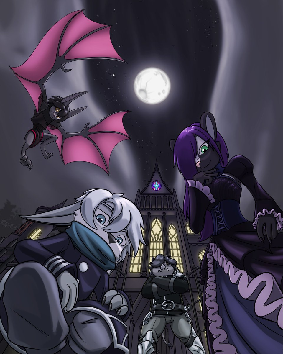 I don't post Willow Academy art here anymore but since it's Halloween, have this little What If piece.