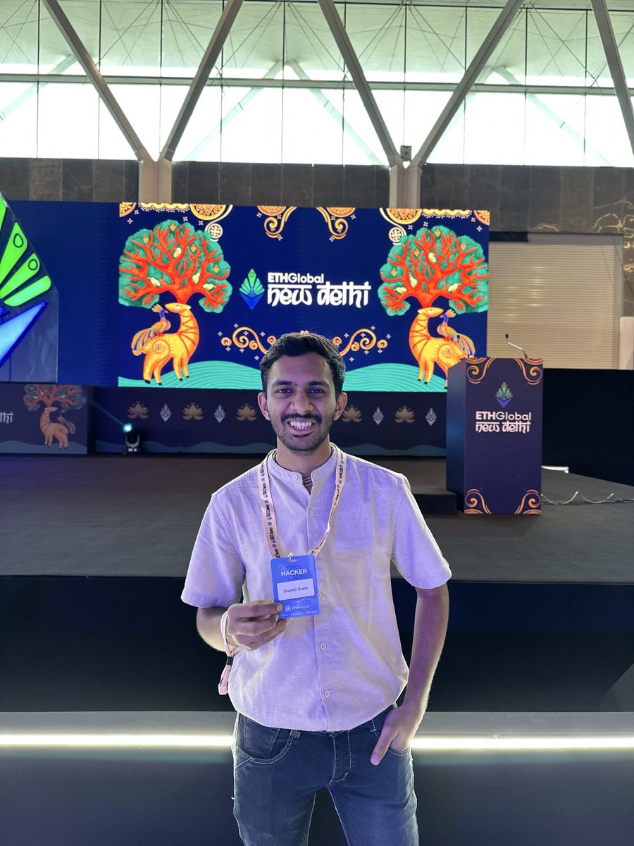 Divyeshgupta_'s tweet photo. Last month, we participated in ETH Delhi 2025 with the entire team of @0xExpelee

Unforgettable nights of coding, brainstorming. 

Also loved connecting with some amazing devs and founders! ⚡

 #ETHGlobal #ETHDelhi2025 https://t.co/O3oHhiPmrd