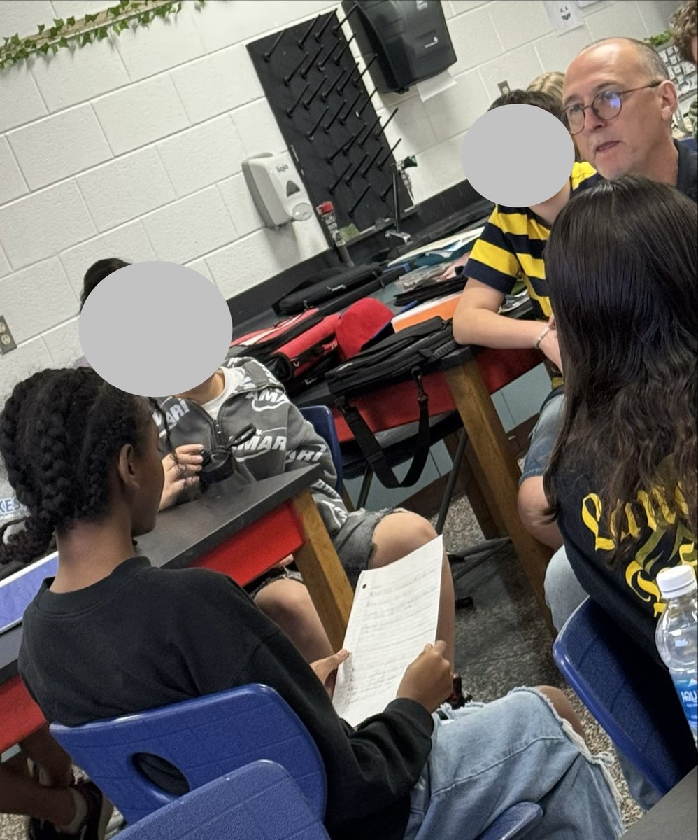 We loved having Mr. Fritz come in to join our Friday debate during Thrive time! <a href="/Landstownms/">Landstown Middle</a> #lancerpride