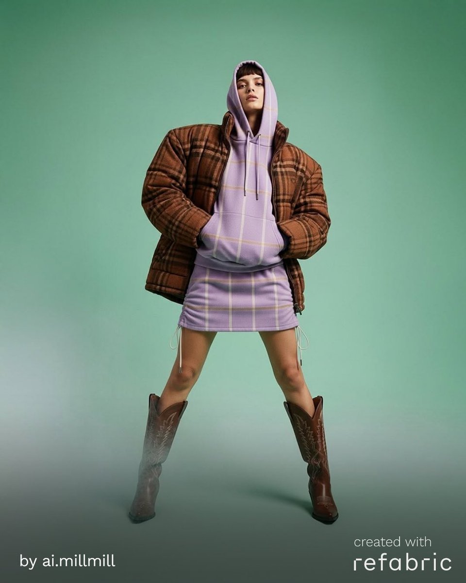 RefabricAI's tweet image. This October, Refabric Ambassadors bring the Autumn Layers theme to life, reinterpreting the art of layering with a bold mix of structure and softness 🍂

For more info: refabric.com/ambassadors

#refabric #refabricai #fashionai #aidesign