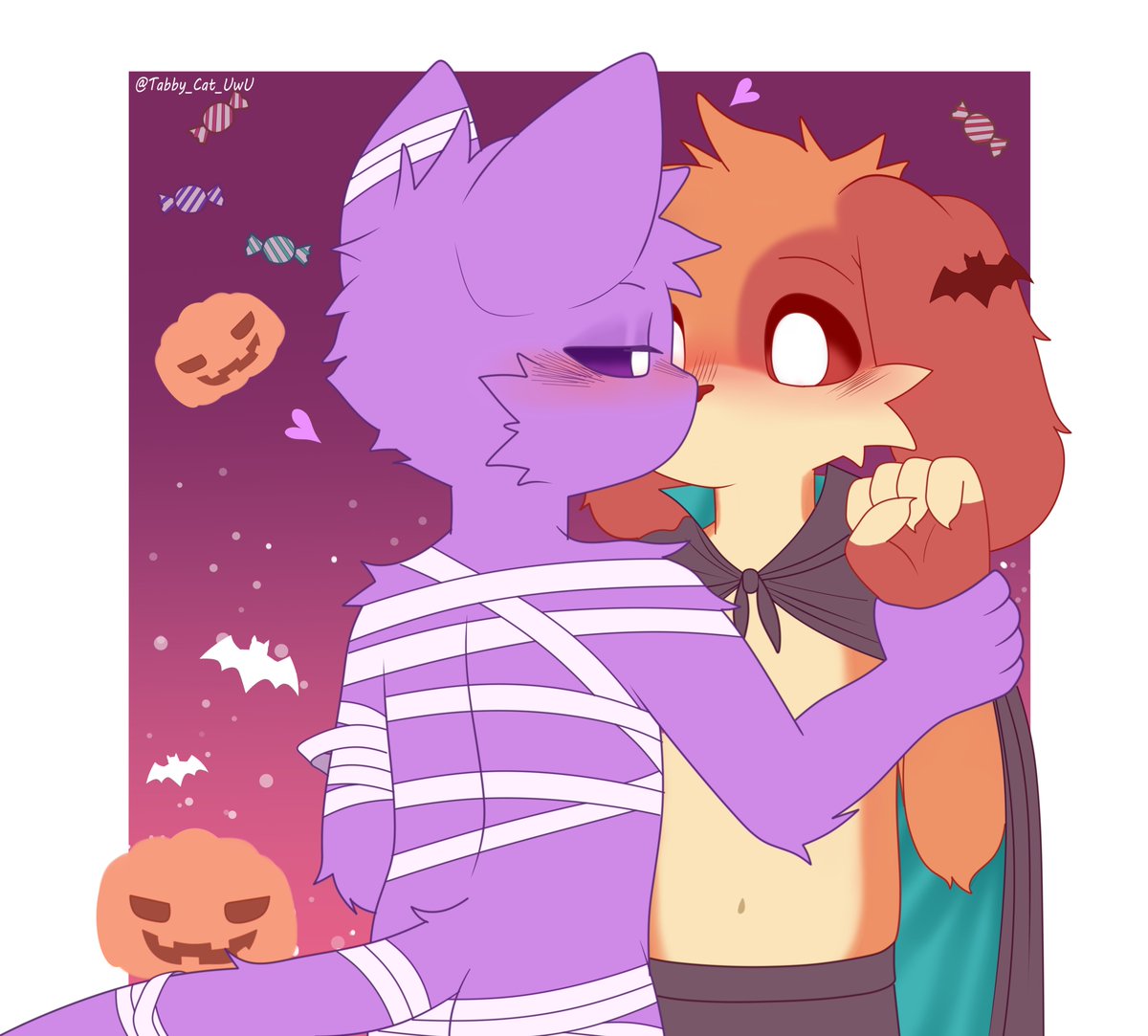 Tabby_Cat_UwU's tweet photo. 🎃Happy Halloween🎃 https://t.co/7AHHD1NYpP