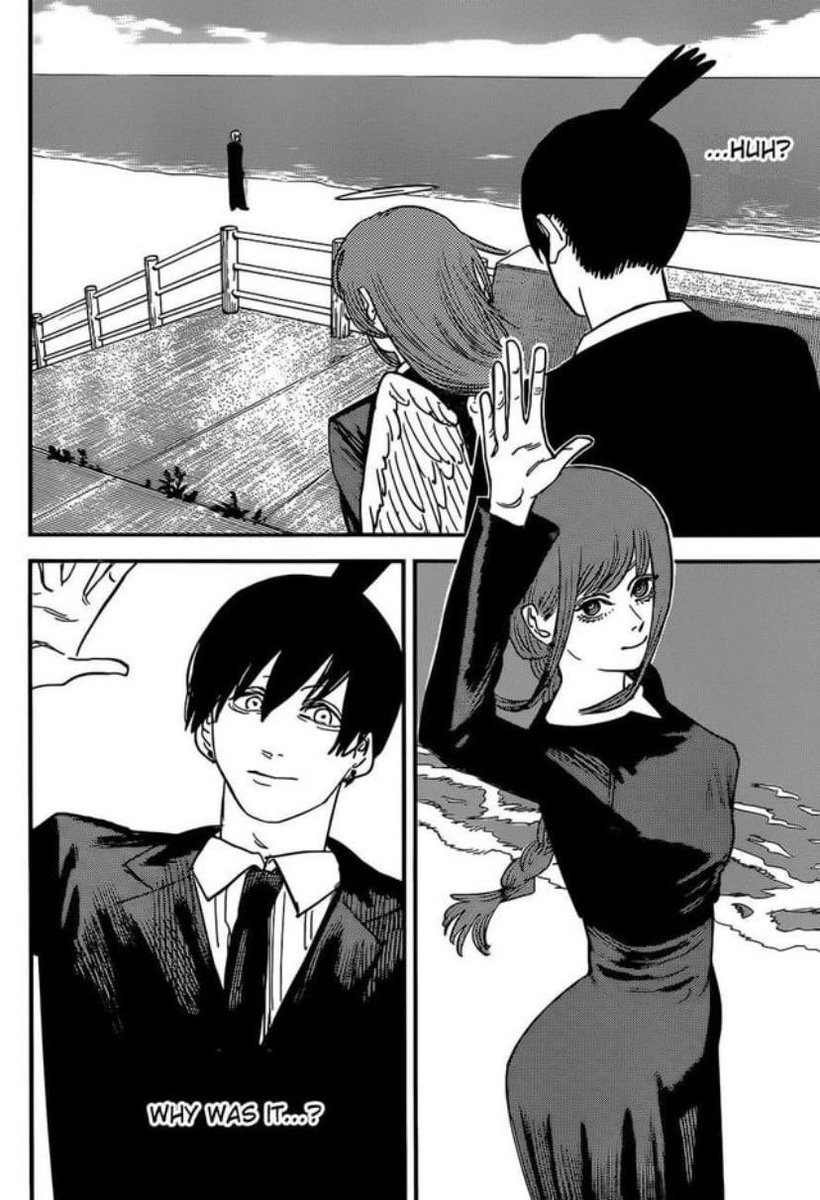 shogishonen's tweet photo. makima donated ¥1,000,000 to the lgbtqia+ community.

“i hope they find a cure,” she stated.

makima hopes her subordinate aki hayakawa will no longer have 'homosexual tension' with his buddy, angel devil.

follow for more news from chainsaw man! https://t.co/NunSbelwOI