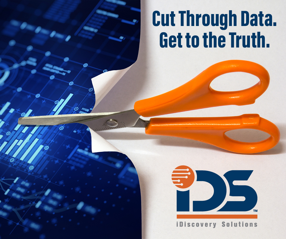 iDiscoveryInc's tweet image. Litigation is messy. Data should bring clarity. iDS pulls the threads, tests claims, exposes contradictions, and uncovers the facts so strategies are grounded in truth, not assumption. Learn more: idsinc.com. 

#weareiDS #SubjectMatterExperts #DataStrategists
