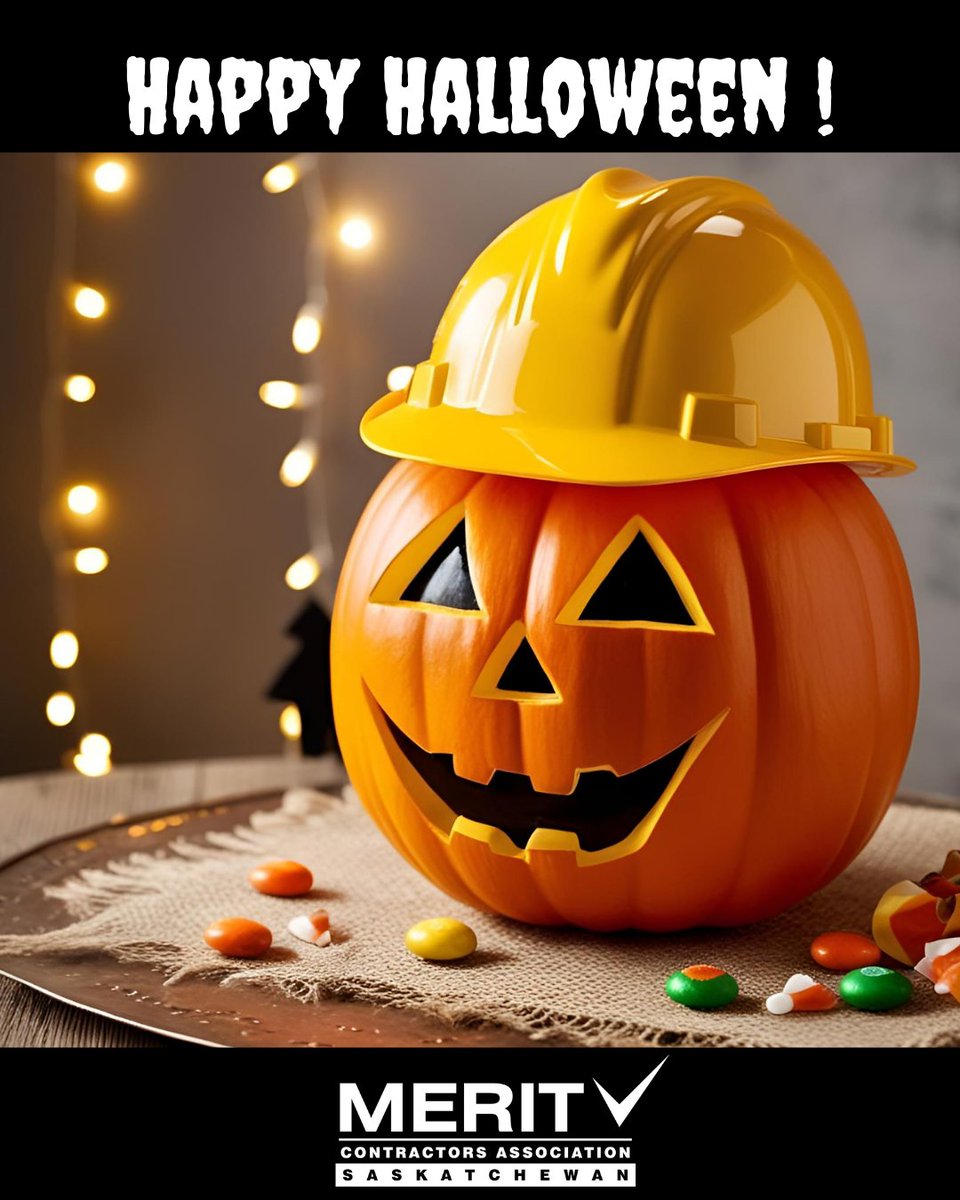 Happy Halloween! Have a safe and fun night! 🎃👻

#MeritSask #ThinkMeritThinkConstruction #Merit Canada #HappyHalloween