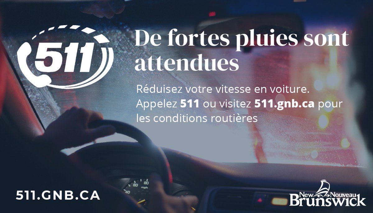 De la pluie parfois forte est prévue.
Des inondations sont possibles par endroits dans les basses terres. Les pluies torrentielles peuvent causer des crues soudaines et une accumulation d'eau sur les routes.
Ne vous approchez pas des endroits où le sol est affaissé près des