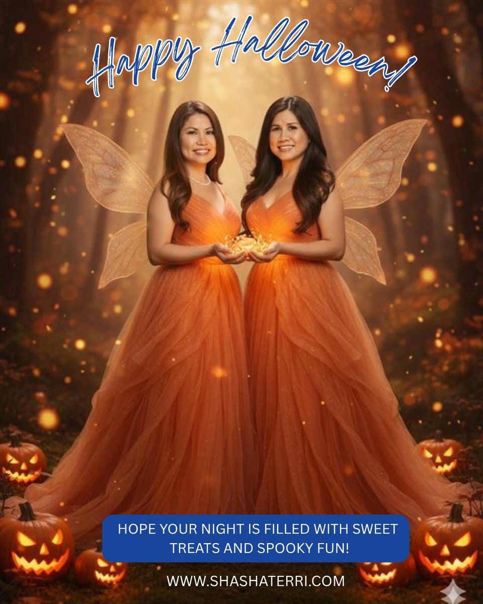 shasharealtor's tweet image. May your pumpkins glow, your candy bags overflow, and your home be filled with a little spooky magic! 🎃 Stay safe and enjoy!💕

#HappyHalloween #SpooktacularFun #SoCalRealEstate #ShashaTerriRealtors #ShashaTerriTeam #NoTricksJustTreats