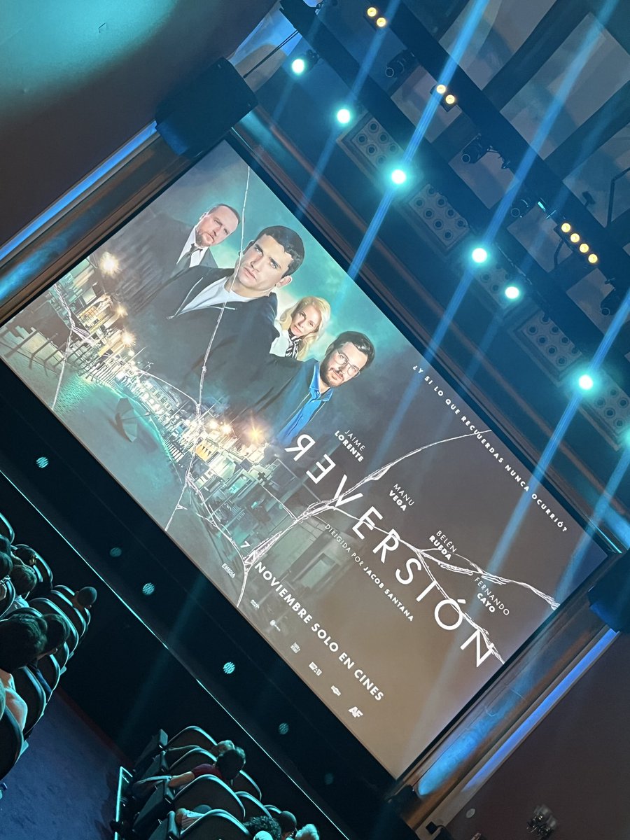 Anoche en el cine Callao de Madrid tuvo lugar la première de #Reversión la tremenda película de <a href="/AF_films_/">AF</a> maravillosamente dirigida por Jacob Santana, con un Jaime Lorente de Goya. Música de un servidor. El 7 de Noviembre en cines. A verla!