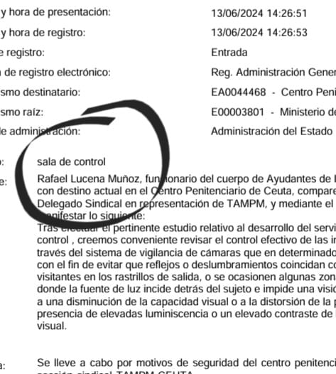 tampmceuta's tweet photo. Fácil de entender
#TAMPM a través de un delegado, denunció deficiencias en equipos que ponían en riesgo a funcionarios #sosprisiones  #fcse internos

Resultado: incendio presupuestado en 221.994 € Cons. Ministros

El 5, citado ante Inspección por  falta GRAVE “desobediencia” https://t.co/k37JTvEP1o