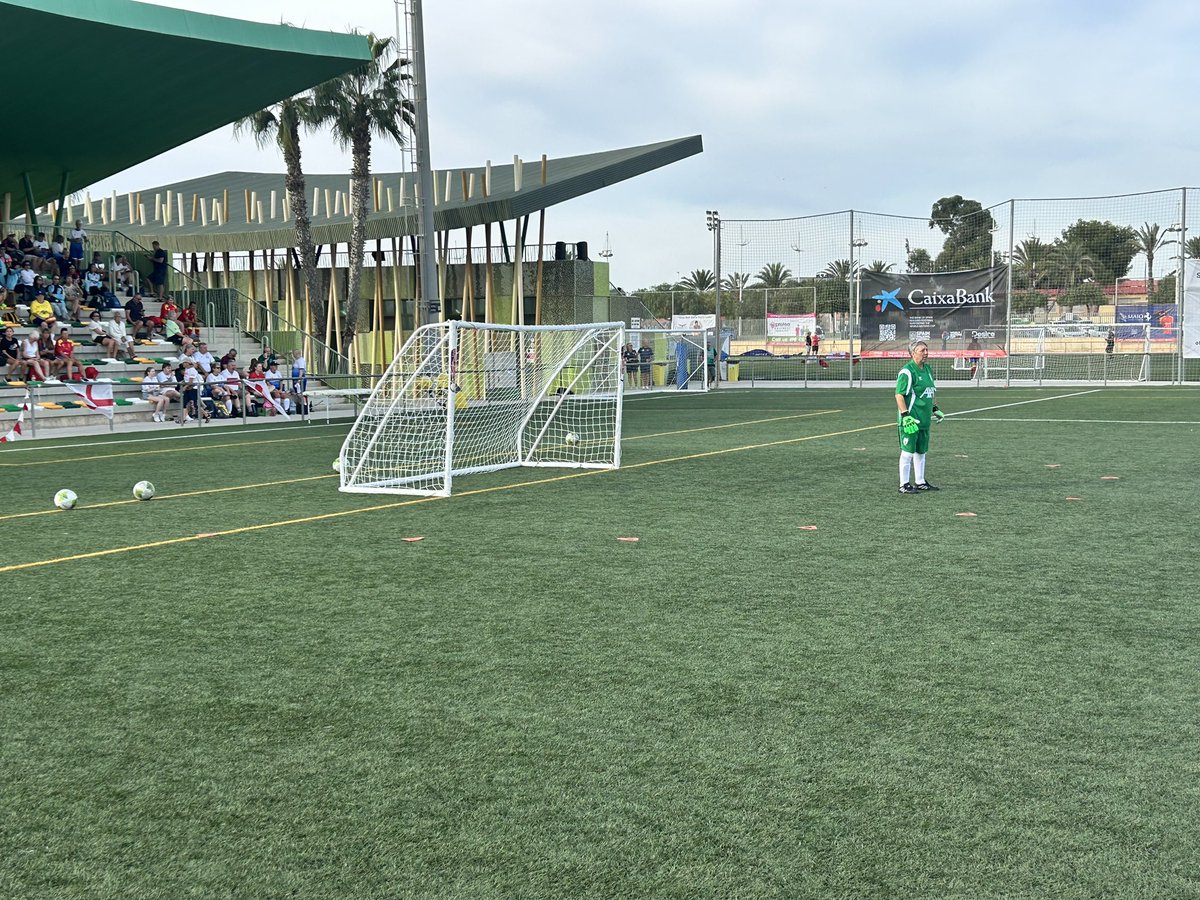 BhamWomensWFC's tweet photo. England women’s 50s lose on sudden death penalties in the final to France at the #worldnationscup2025 in Spain today. #fiwfa #womenswalkingfootball #over50 #France https://t.co/yLIejDpngW
