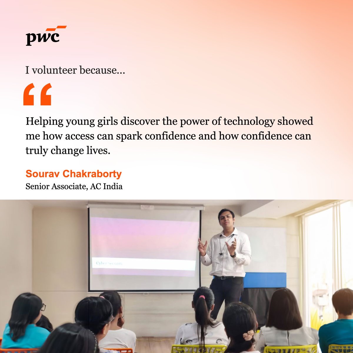 Filer_CPA's tweet image. We’re #PwCProud of our changemakers who remind us that change starts right where you are, when you choose to care, create, and connect.
Their stories say it best. Scroll through to see what drives them, their stories will warm your heart.
 
#PwCACIndia #wearecommunityfirst