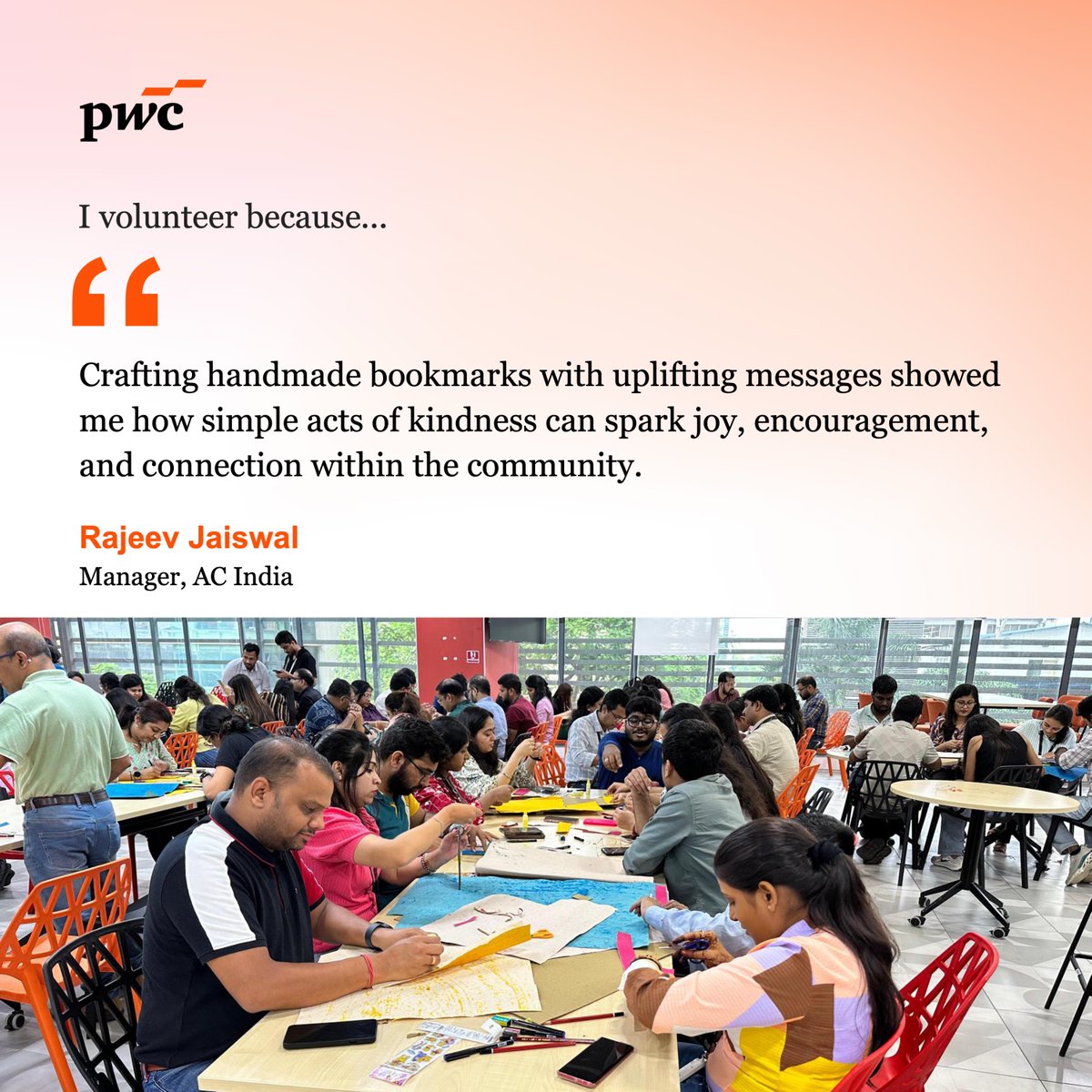 Filer_CPA's tweet image. We’re #PwCProud of our changemakers who remind us that change starts right where you are, when you choose to care, create, and connect.
Their stories say it best. Scroll through to see what drives them, their stories will warm your heart.
 
#PwCACIndia #wearecommunityfirst