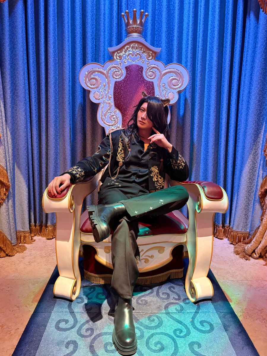 Ryusay86's tweet photo. Happy Halloween👻

今年のDハロはブレイジングジュエルのレオナさんやりました🦁
ライブ良かったねぇ…

 #Dハロ仮装2025 
 #Dハロツイステ仮装 https://t.co/JlHVtATpQw