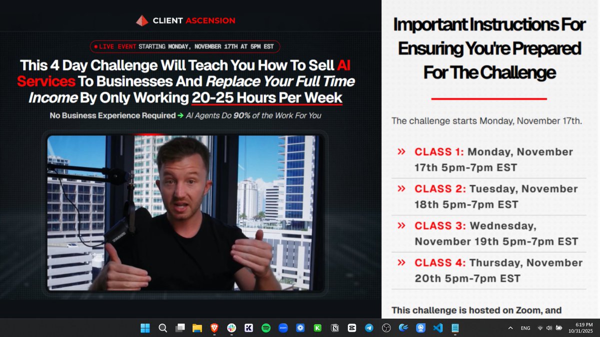 <a href="/thedanielfazio/">Daniel Fazio</a> just added the event as my desktop wallpaper so I don't miss it while this dude asking for $30 knock off lmao 😂