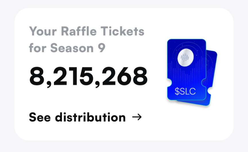 🎟️ 8,215,268 raffle tickets for Season 9!
Could this be the one where I finally see a 💎? 👀

How many tickets do you have? Show me yours! 😋👇
Good luck everyone! ✨

<a href="/silencioNetwork/">Silencio</a> built on <a href="/peaq/">peaq</a> 💛