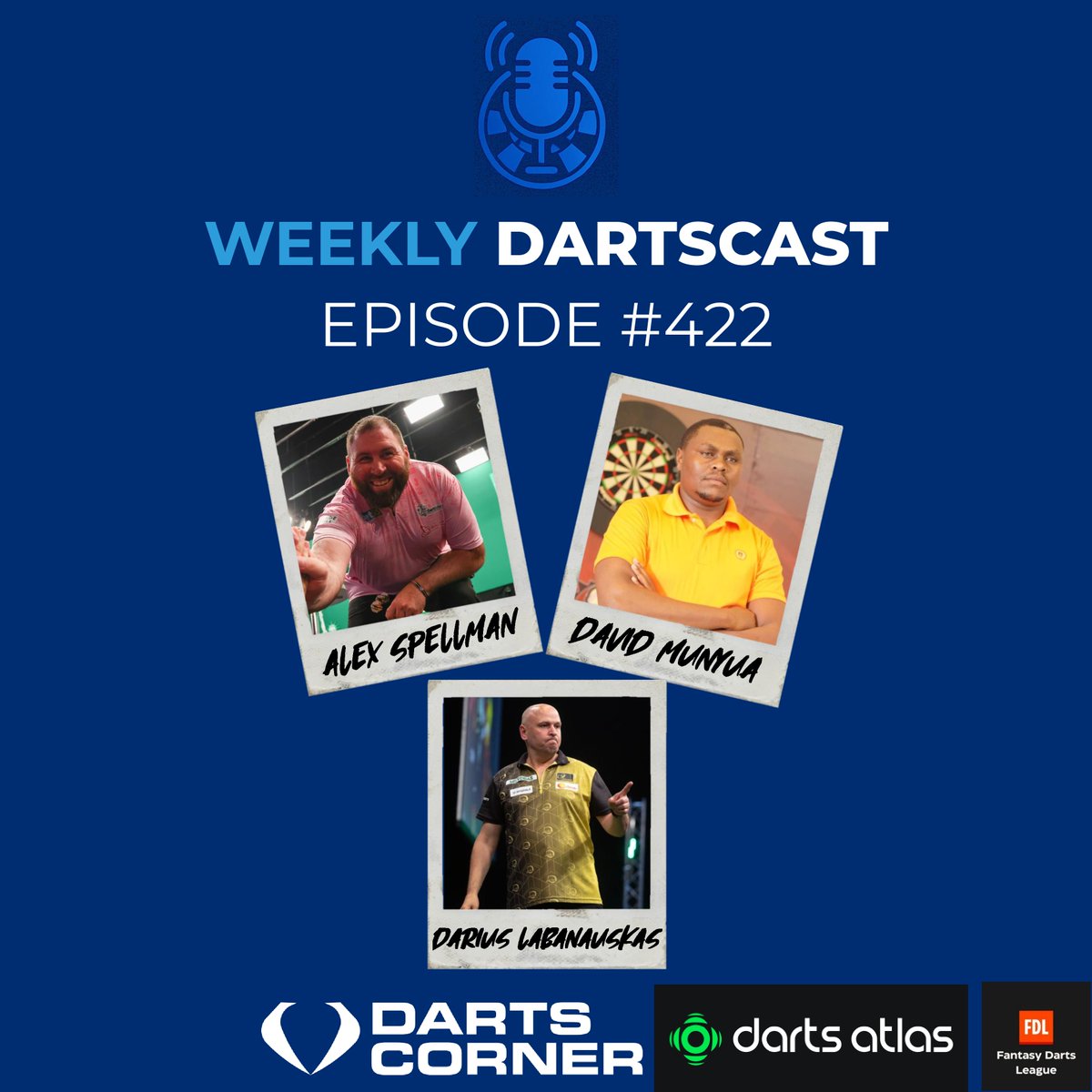 𝗡𝗘𝗪 𝗣𝗢𝗗𝗖𝗔𝗦𝗧!  

🆕🎯📻 Weekly Dartscast Episode 4⃣2⃣2⃣

🗣️ Special guests
<a href="/AlexSpellman16/">Alex Spellman</a> 
David Munyua
<a href="/170LuckyD/">Darius Labanauskas</a> 

🗣️ Host
<a href="/lalmoss20/">Lal Moss</a>

🎧 Listen 👇
weeklydartscast.com/2025/10/31/wee…

#EnjoyTheDarts