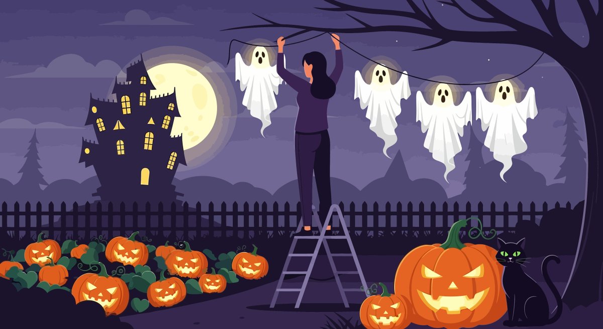 Halloween shouldn’t come with a shock. Make sure your outdoor lights and cords are secure and rated for the weather. Keep pathways clear of wires and decorations, and don’t overload outlets when lighting up your spooky displays. Enjoy the night knowing your home is bright and