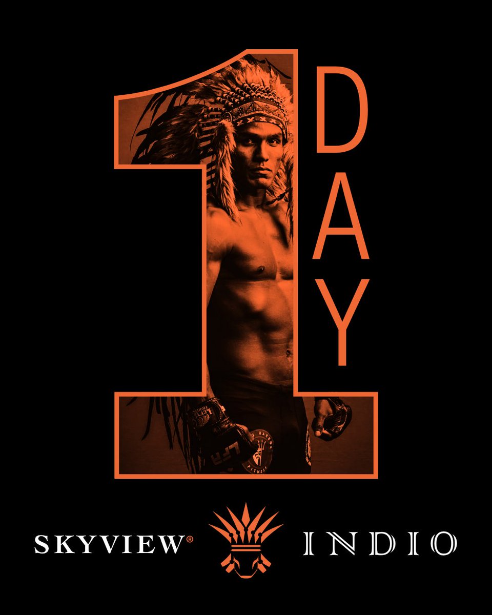 The wait is almost over. Tomorrow, we go lights out.

SkyView joins INDIO for the main event at Lights Out XF 28 in Los Angeles, CA!