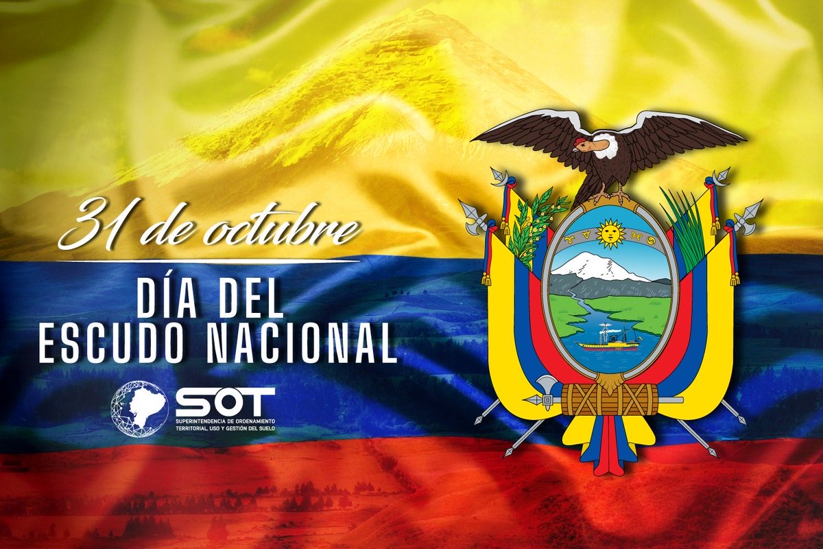 #Efemérides | Hoy celebramos el Día de nuestro Escudo Nacional, símbolo patrio que representa los valores de nuestra nación, así como la construcción de la identidad ecuatoriana a lo largo de la historia.