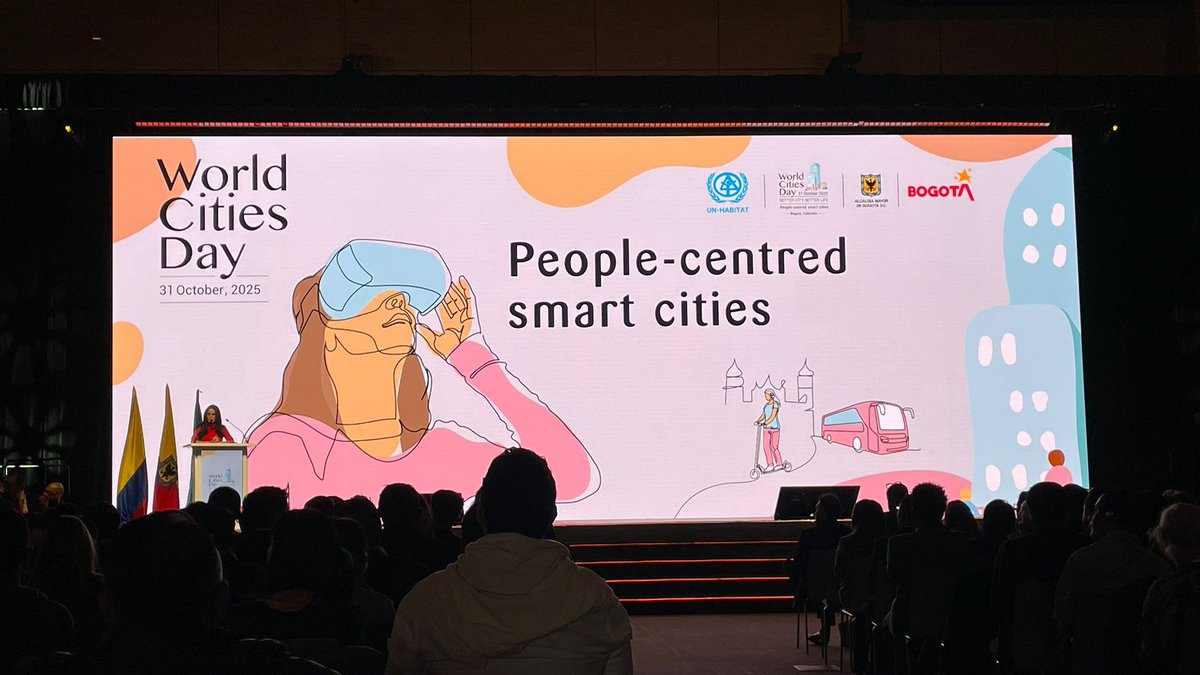 🏆 The moment is here!

The 2025 #ShanghaiAward Ceremony is about to begin during #WorldCitiesDay in Bogotá 🇨🇴

Stay tuned as we reveal this year’s winning cities – leading the way in sustainable &amp; inclusive urban transformation!

🔗Watch live: webtv.un.org/en/asset/k1k/k…

#WCD2025