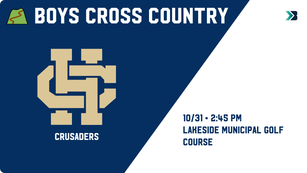 Boys Cross Country (Varsity) Meet Day! - Check out the event preview for the Bishop Heelan Crusaders. It starts at 2:45 PM and is at Lakeside Municipal Golf Course. gobound.com/ia/ihsaa/boysc…