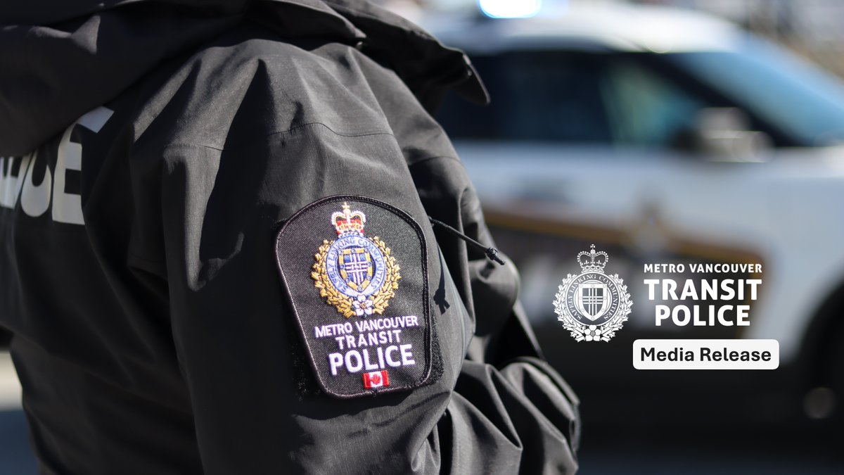 #MediaRelease: <a href="/TransitPoliceBC/">Metro Vancouver Transit Police</a> have arrested a man who allegedly groped a teenage girl at a bus stop in Surrey.

transitpolice.ca/news-posts/man…