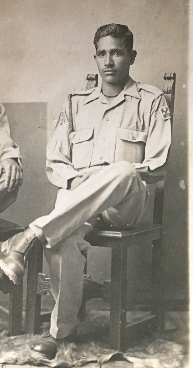 X_Patil_'s tweet photo. @ForcesNews This is my father who fought in WWII. Only Sikh didn’t fought for British. People from all religions and caste fought WWII for British. https://t.co/CHHcsoOdVa