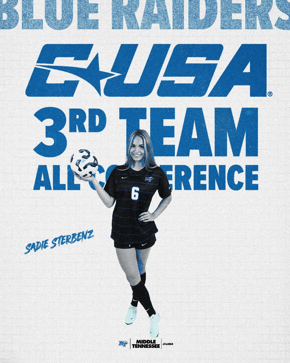 Earned every bit of it ✅

Kvaale and Sterbenz were named to the CUSA All-Conference Third Team.

#BLUEnited
