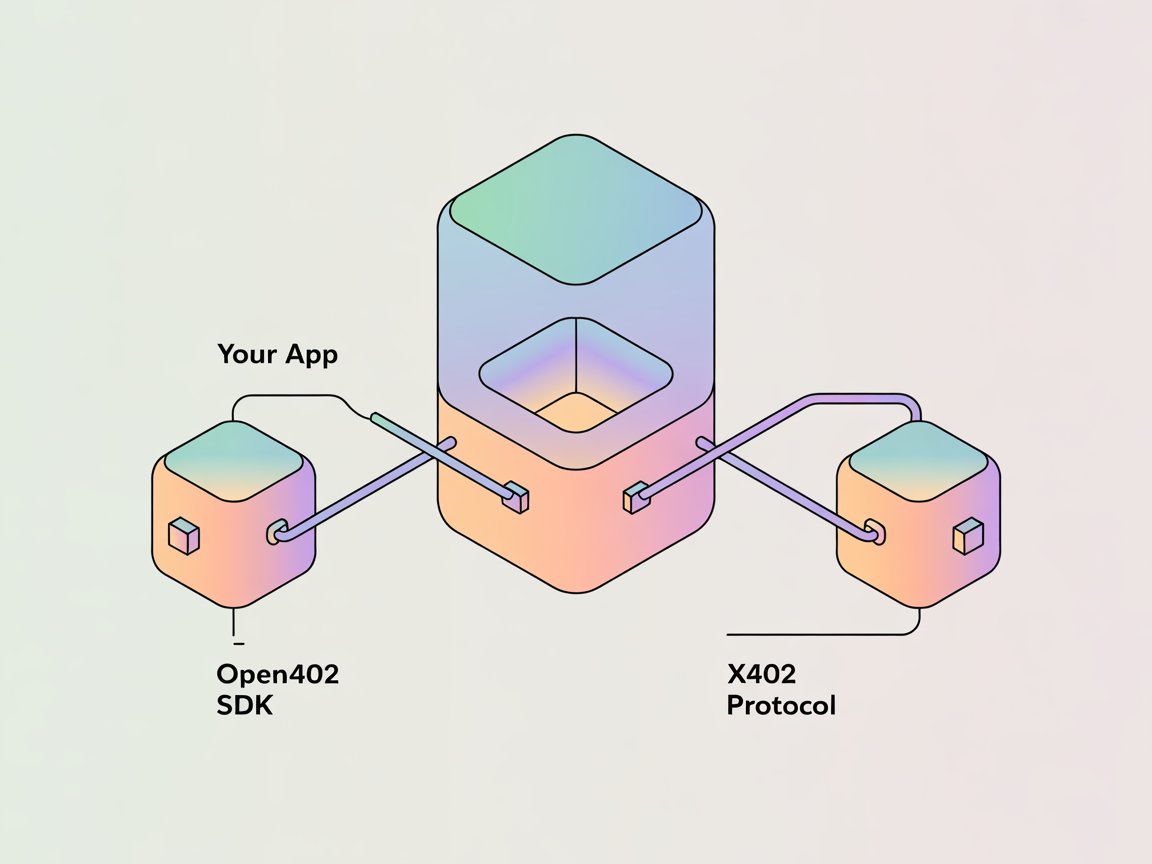 open402_sdk's tweet image. x402 unlocked pay-per-request for the web. Open402 makes it accessible to everyone — open, composable, and censorship-resistant.  Build apps that pay and get paid natively
