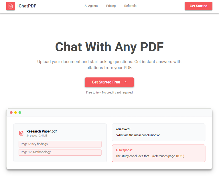 FreshMurry's tweet photo. Tired of wasting hours scrolling through PDFs? 

Introducing iChatPDF.

Def a game-changing AI tool that lets you chat with your documents! 

#iChatPDF #ProductivityHack https://t.co/SEGJjQaSvL