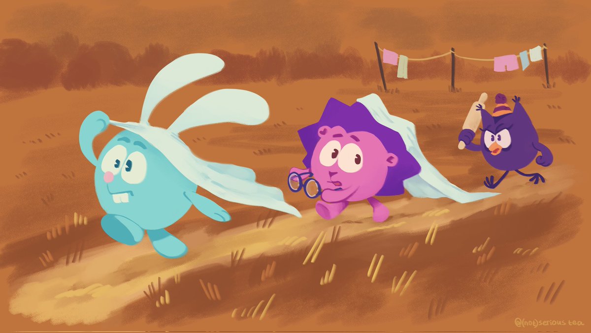 NotSeriousTea's tweet image. Шалость... не удалась 🍂

#art #смешарики #kikoriki