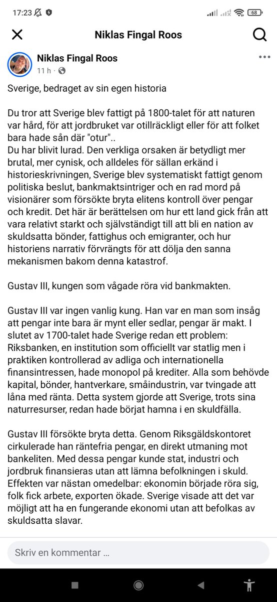 Sverige, bedraget av sin egen historia

Du tror att Sverige blev fattigt på 1800-talet för att naturen var hård, för att jordbruket var otillräckligt eller för att folket bara hade sån där "otur"..