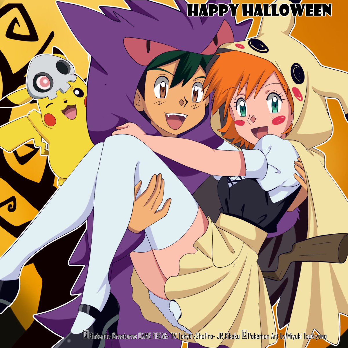 KomisawaS's tweet photo. I couldn't finish the last two PokéShip pairings. Maybe I'll finish them xD But okay

Happy Halloween 2025 🎃

#anipoke #pokemon #Halloween2025 #contestshipping #pokeshipping #penguinshipping https://t.co/UBKMkC5nIV
