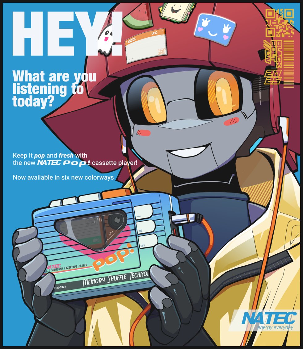 Sixty and her cassette player