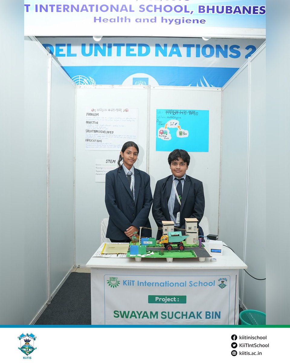 KiiTIntSchool's tweet photo. #KiiTInternationalSchool #CBSERegionalScienceExhibition #STEMEducation #InnovationInEducation #FutureMinds #ScientificThinking #AtmaNirbharBharat #ViksitBharat https://t.co/EzoblI6r36