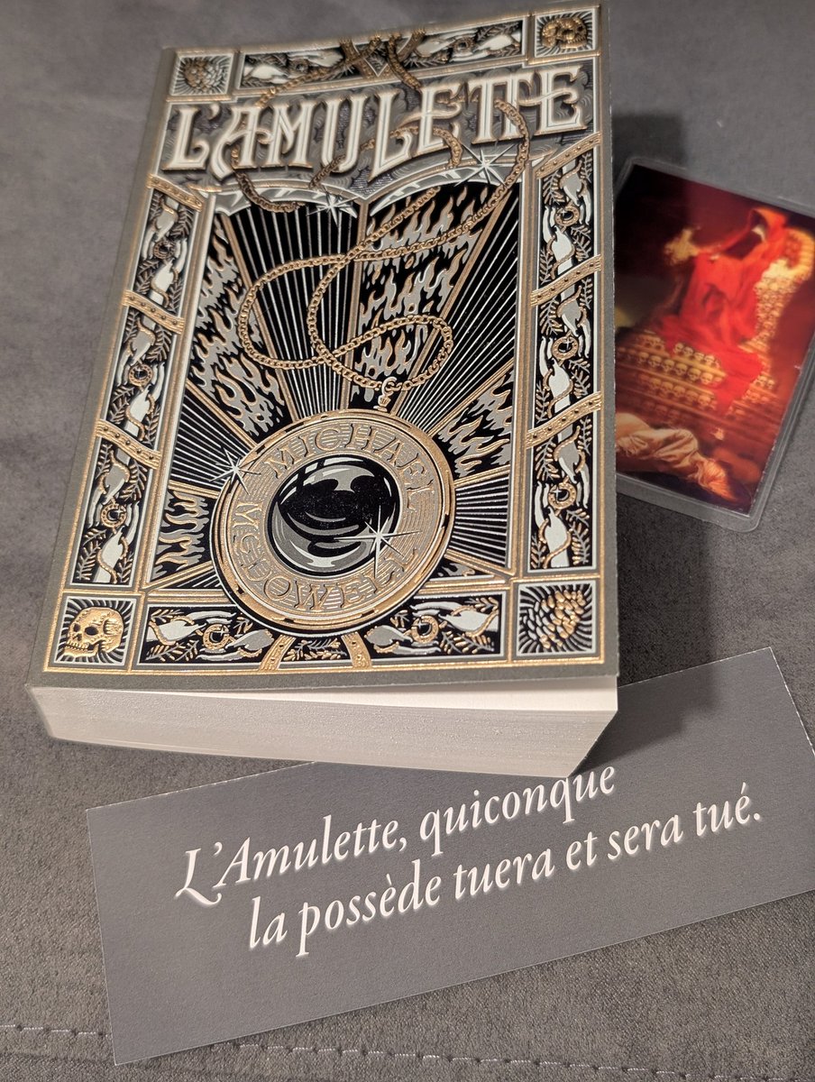 kesskonsmarseb's tweet image. Le petit dernier sorti, #lamulette #theamulet de #michaelmcdowell .
Toujours pas déçu,une pépite, impossible à lâcher. 
Vivement le prochain !