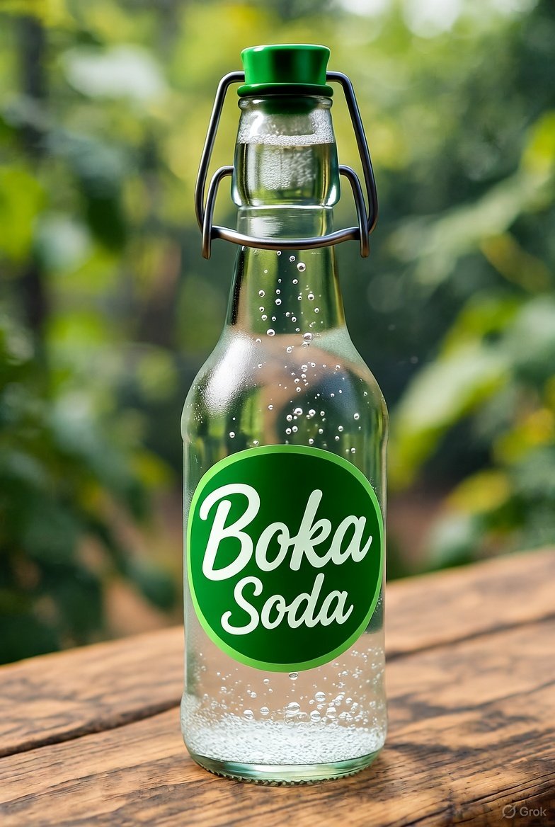 I am thinking about launching my own soda company... I will call it Boka Soda.