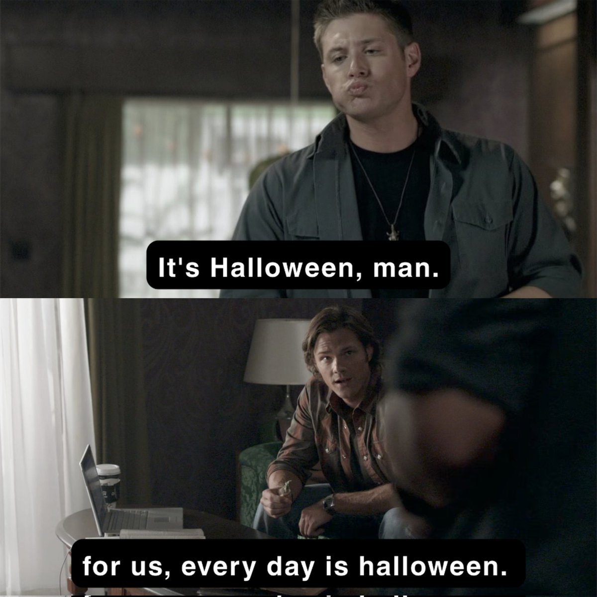 spn_aesthetic's tweet image. Happy Halloween FAM 🎃🍅