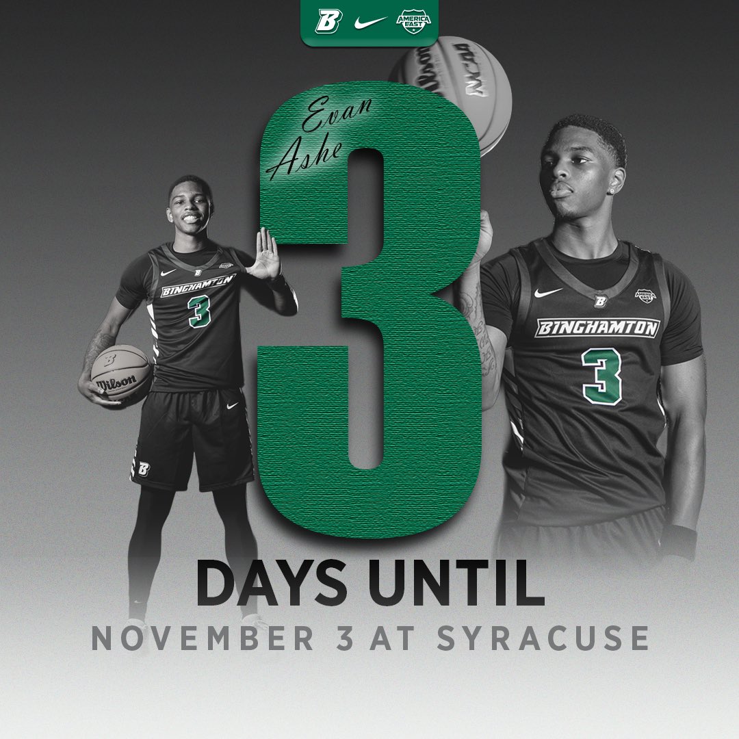 3️⃣ Days from the First Game of the Season!

#ONEBinghamton