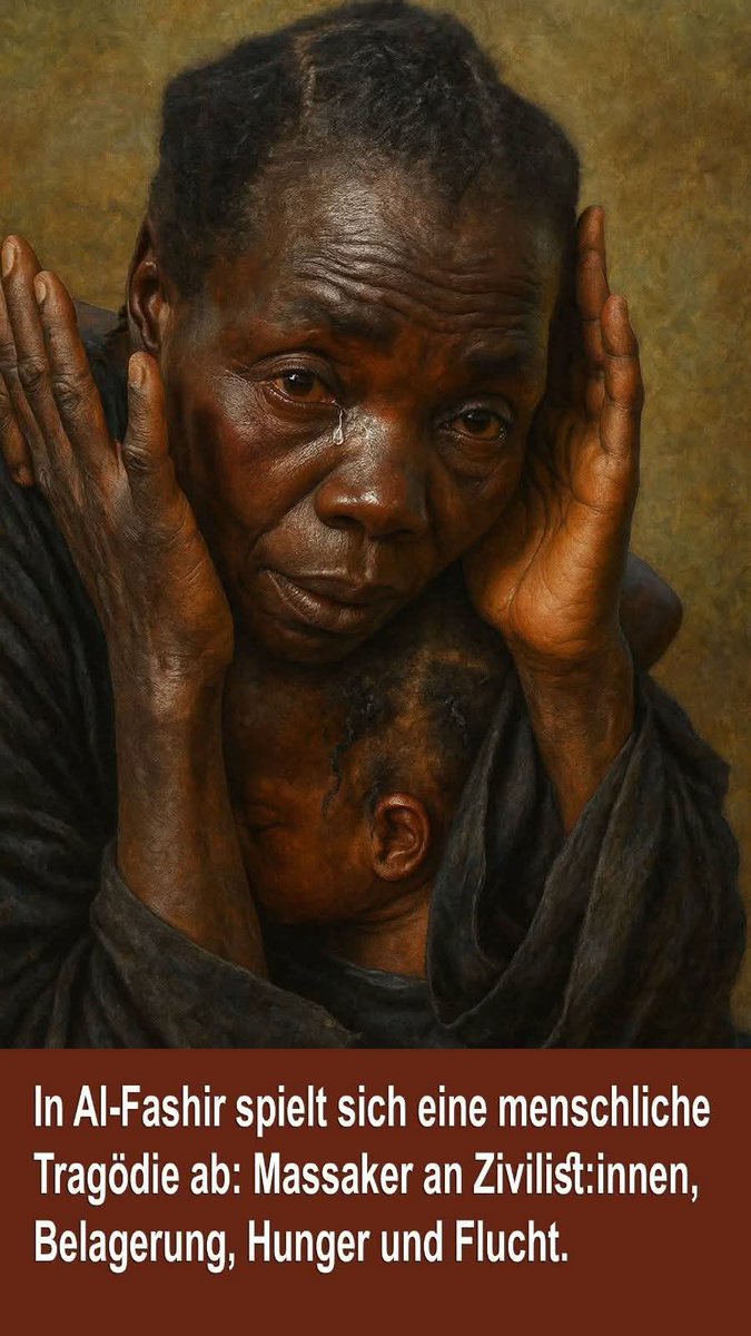 ياراسم الحزن الدفين،
في ظل تجاعيد الألم،
أخفيت ملامح البسمة وين،
أديت ملامح الصورة هم .

#الامارات_تبيد_السودانيين
#الامارات_دولة_شر