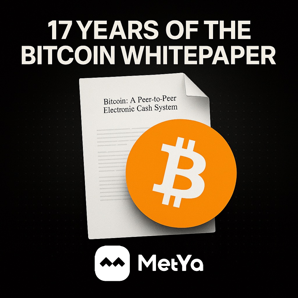 metyacom's tweet image. 🎂 17 years since the Bitcoin whitepaper (Oct 31, 2008). 
From 9 pages to a global movement.
How did ₿ change your path? #BitcoinWhitepaper #BTC