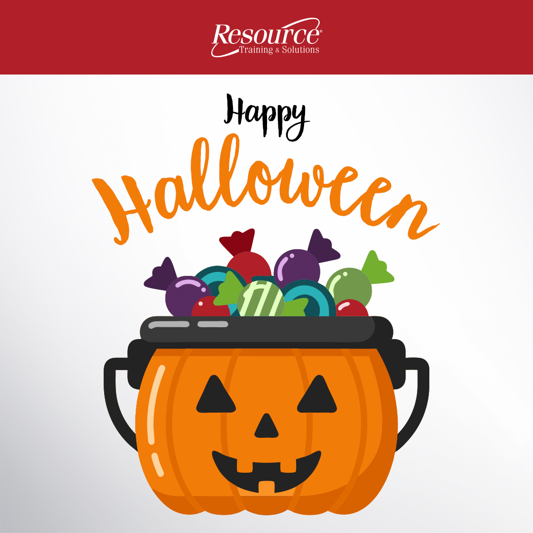 Happy Halloween from all of us at Resource Training &amp; Solutions! 🎃 Stay safe, have fun, and enjoy a few extra treats today!