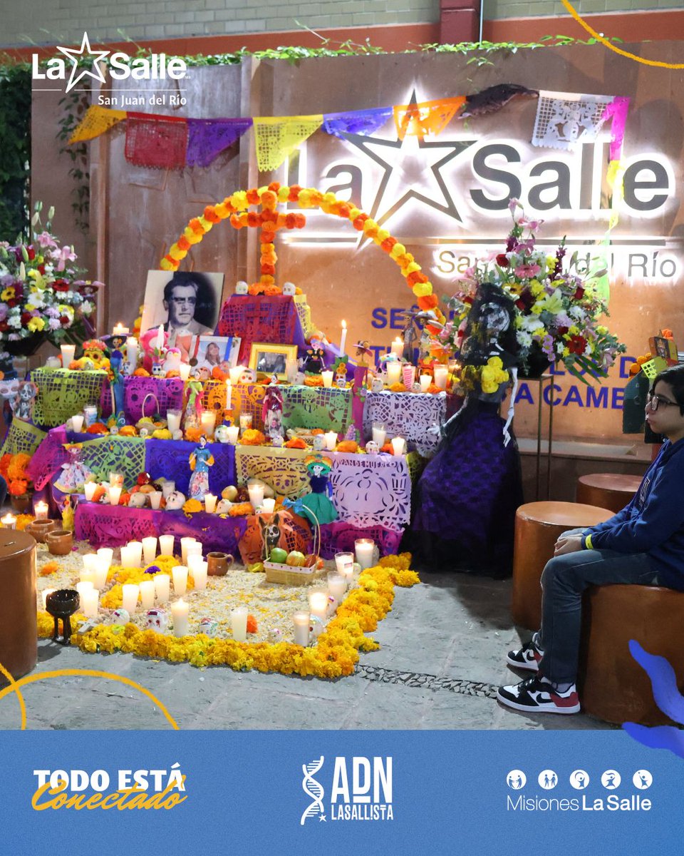 LaSalleSanJuanR's tweet image. exposiciones artísticas simbolizando la vida y muerte.

#LaSalleSJR #MisionesLaSalle #ConectandoConLasTradiciones