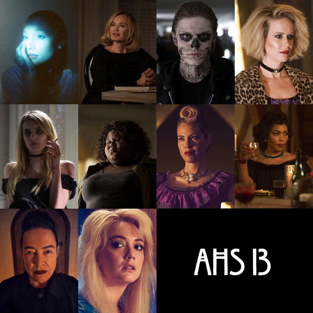 tracklist's tweet photo. Elenco oficial da 13ª temporada de “American Horror Story”.

• Ariana Grande
• Jessica Lange
• Evan Peters
• Sarah Paulson
• Emma Roberts
• Angela Bassett
• Kathy Bates
• Billie Lourd
• Gabourey Sidibe
• Leslie Grossman https://t.co/jrsuqkjnvH