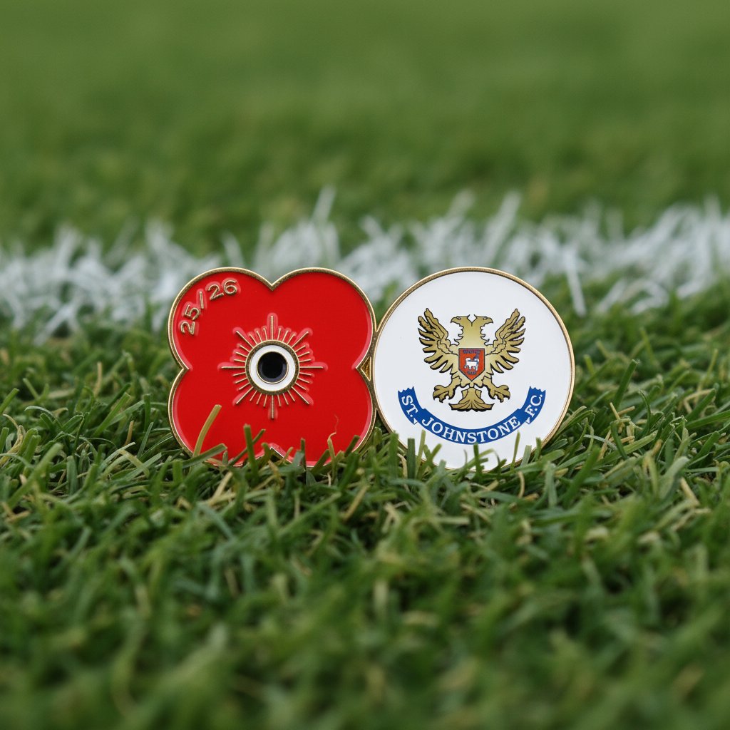 25/26 SJFC Poppy Pin – Now in Stock.

All proceeds go directly to @Poppyscotland, supporting veterans and their families.

📍 Available in-store
🔗 Or shop online - link in bio 

#SJFC