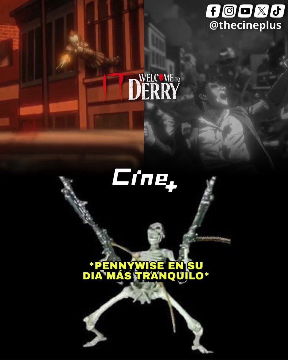 El intro de 'Welcome To Derry' muestra a Pennywise balaceando a unos gangsters de Derry.

Pennywise le aprendió a Culiacán.
