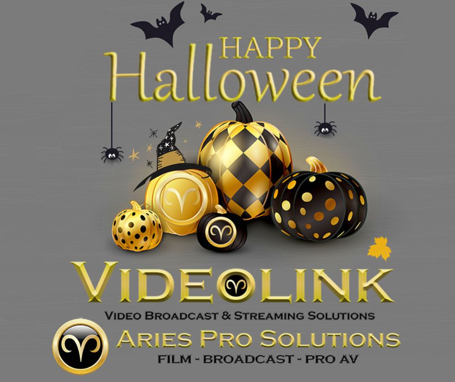Videolink's tweet image. 🇨🇦 🍁  Happy #Halloween, we hope you enjoy time celebrating this Spooky Season with thrills, chills, and lots of delicious treats🎃

♈️ Videolink / Aries Pro Solutions ♈️ - your source for #Broadcast, #Film, #Production &amp;amp; #AudioVisual equipment across Canada