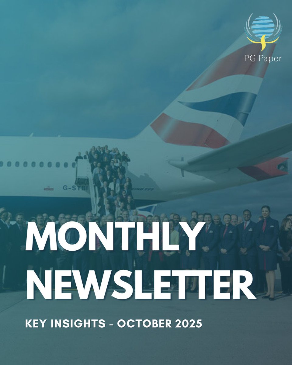 October at PG Paper🌍

A month of global connection and sustainable progress - from UK–India trade links to Paperworld ME prep.

Read our latest LinkedIn Newsletter ⬇️

linkedin.com/pulse/pg-paper…