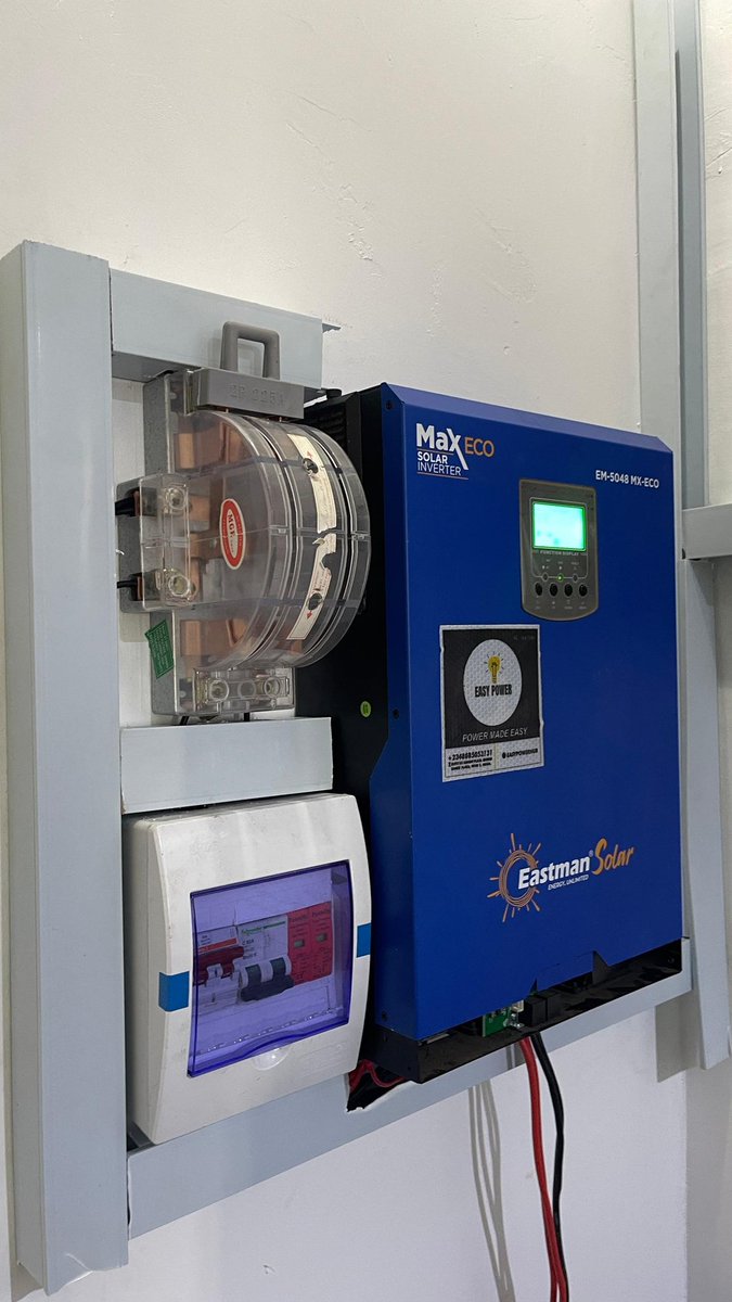 EasyPowerHub's tweet image. 10KVA 15KWH COMPLETE SOLAR SYSTEM INSTALLATION AT MIKUCH  ESTATE BY TEAM EASYPOWERHUB 
With 3 Physical Offices For Now.
ABUJA, DELTA STATE, AND LAGOS STATE 
You Don’t Have To Worry When Easy Power  CALL 📞: +234 808 505 3131